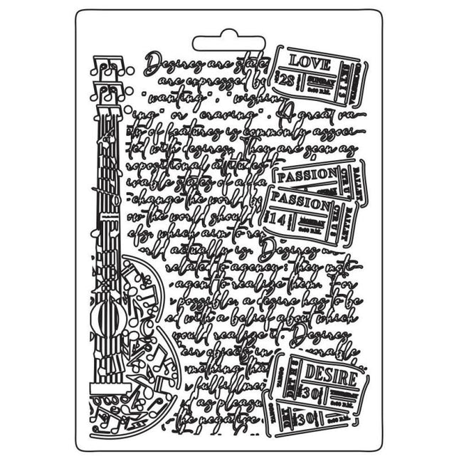 Moule souple A5 - guitare Desire