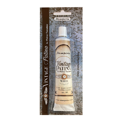 Patine vintage en tube 50 ml - Blanc