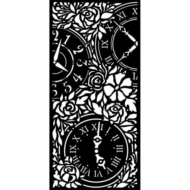 Pochoir épais 12X25 cm - Horloges du Jardin des promesses