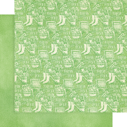 Bloc de motifs et papiers unis Grow with Love 12x12 Inch