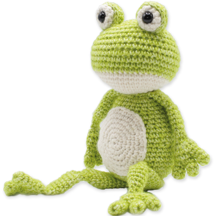 Kit de crochet Vinny la grenouille - Kit DIY Amigurumi