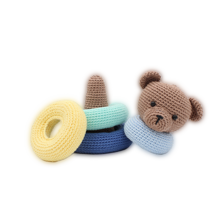 Kit de crochet ours empilable - Kit DIY Amigurumi