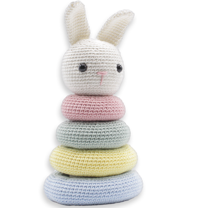 Kit de crochet lapin empilable - Kit DIY amigurumi