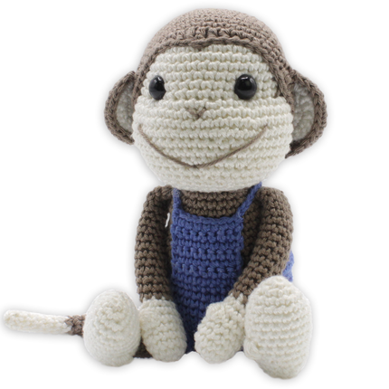 Kit de crochet Bryan le petit singe - Kit DIY Amigurumi