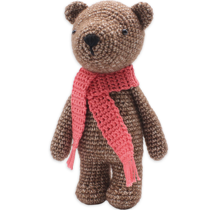 Kit de crochet Bobbi l'ours - Kit DIY Amigurumi