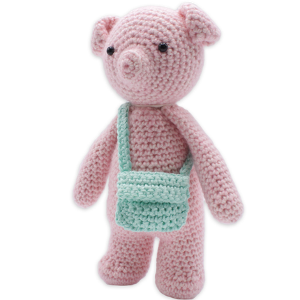 Kit de crochet Betty le cochon - Kit DIY Amigurumi