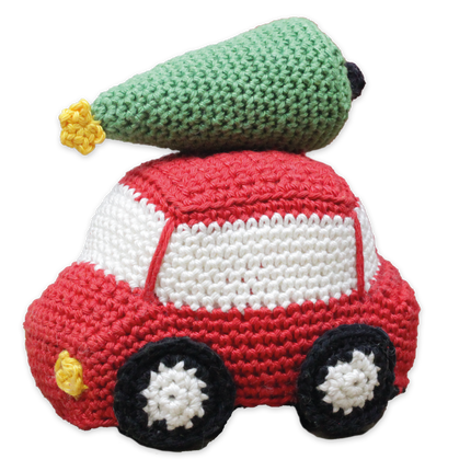 Kit de crochet Voiture de Noël - Kit DIY Amigurumi