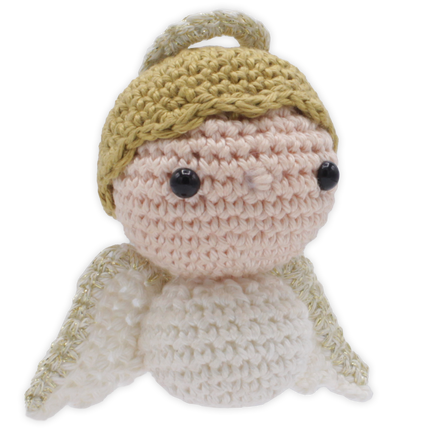 Kit de crochet Suspension mini-ange - Kit DIY Amigurumi