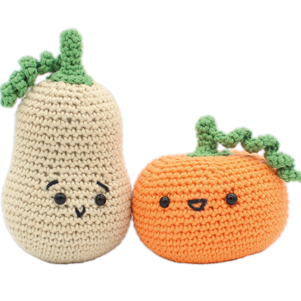Kit de crochet Set de citrouilles - Kit DIY Amigurumi