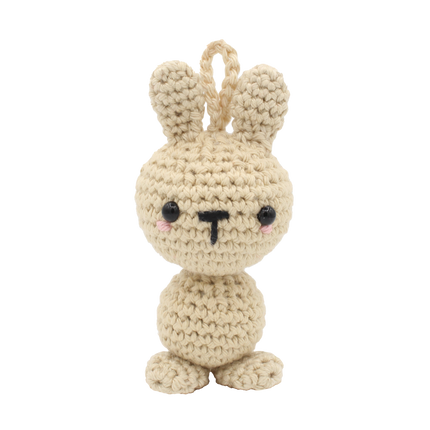 Kit de crochet suspension mini lapin - Kit DIY d’amigurumi