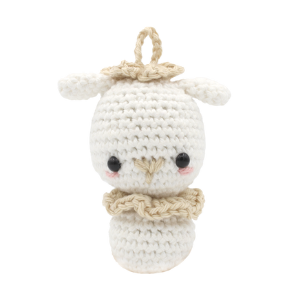 Kit de crochet Pendentif Mini agneau - Kit DIY amigurumi