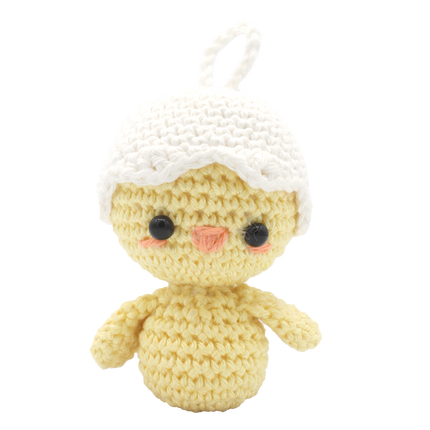 Kit de crochet Pendentif Mini poussin - Kit DIY amigurumi