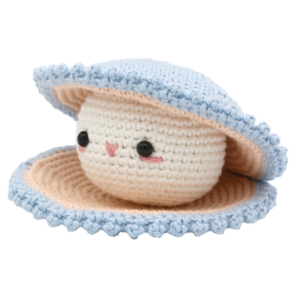 Kit de crochet Ophelia l’huître - Kit DIY amigurumi
