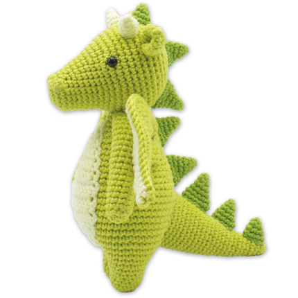 Kit de crochet Doris le dragon - Kit DIY amigurumi