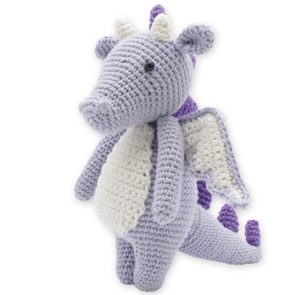 Kit de crochet Syl le dragon - Kit DIY amigurumi