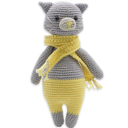Kit de crochet Polly le chat - Kit DIY amigurumi