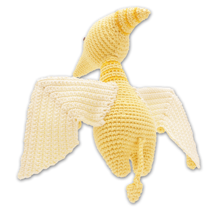 Kit de crochet ptéranodon - Kit DIY d’amigurumi