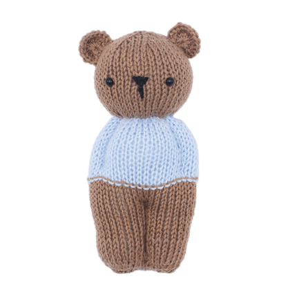 Kit de tricot Abe l’ours - Kit DIY de tricot
