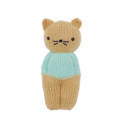Kit de tricot Nora le chat - Kit DIY de tricot