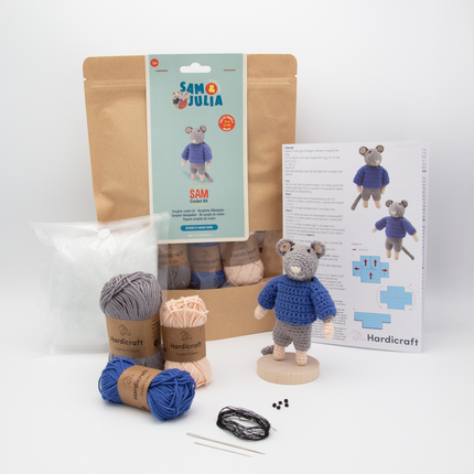 Kit de crochet Sam - Kit DIY amigurumi