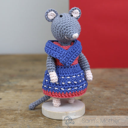 Kit de crochet Maman souris - kit DIY amigurumi