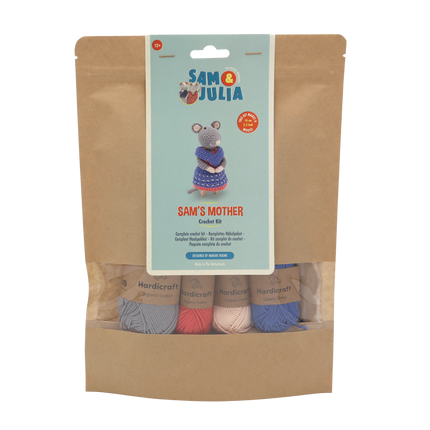 Kit de crochet Maman souris - kit DIY amigurumi