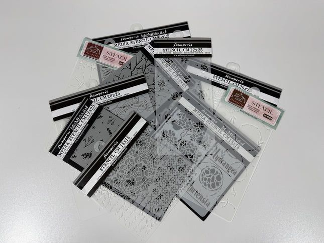 Kit mystère de pochoirs Stamperia 2