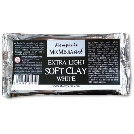 Argile souple 160 gr. Blanche