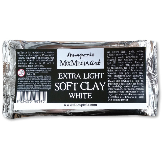 Argile souple 160 gr. Blanche