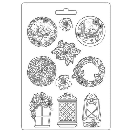 Moule souple A4 - Guirlande Contes d’hiver