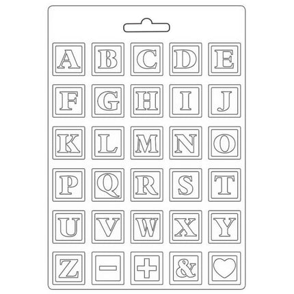 Moule souple A4 - alphabet DayDream