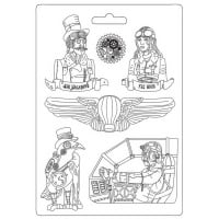 Moule souple A4 - Sir Vagabond Aviator, envole-toi