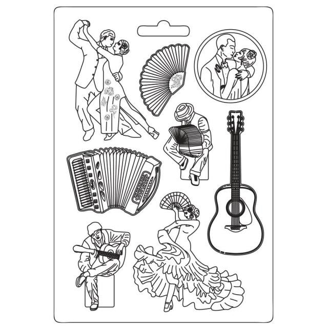 Moule souple A4 - Éléments Désir