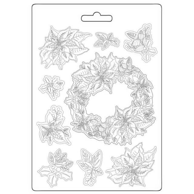 Moule souple A4 - Poinsettia
