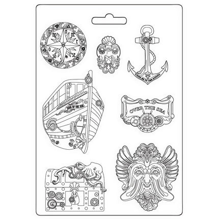 Moule souple A4 - Songs of the Sea au-dessus de la mer