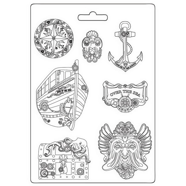 Moule souple A4 - Songs of the Sea au-dessus de la mer