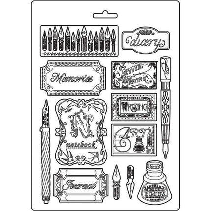 Moule souple A4 - Encre et étiquettes