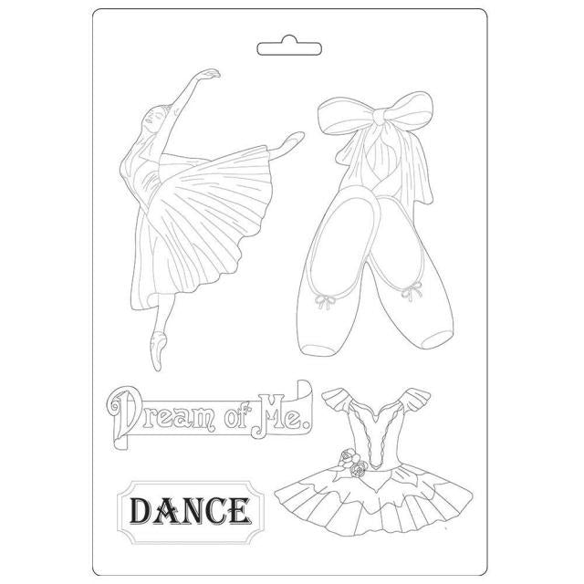 Moule souple A4 - Passion danseuse