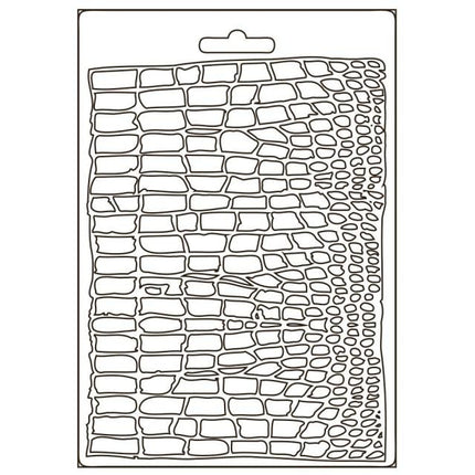 Moule souple A5 - Savana motif crocodile