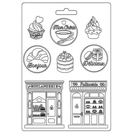Moule souple A5 - Create Happiness Oh là là pâtisserie
