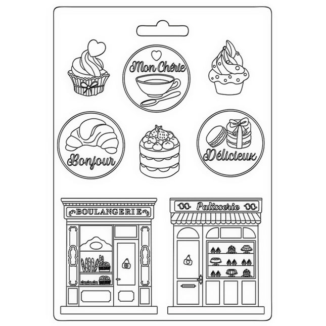 Moule souple A5 - Create Happiness Oh là là pâtisserie