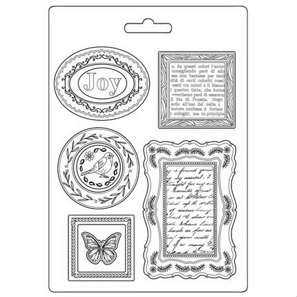 Moule souple A5 - assiettes Blue Land