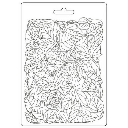 Moule souple A5 - Motif de feuilles Woodland