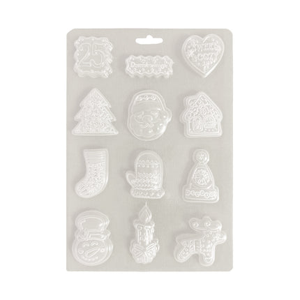 Moule souple A5 - éléments Candy Christmas