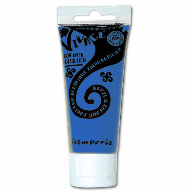 Peinture Vivace 60 ml bleu électrique