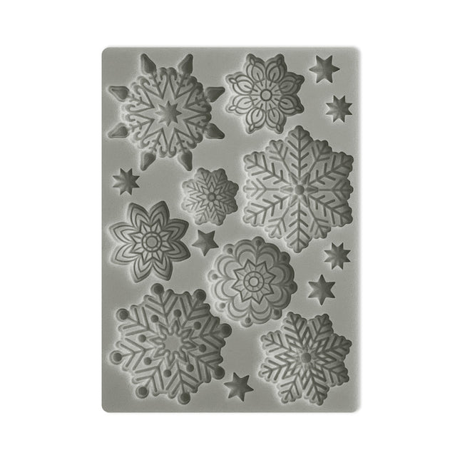 Moule en silicone A6 - Flocons de neige
