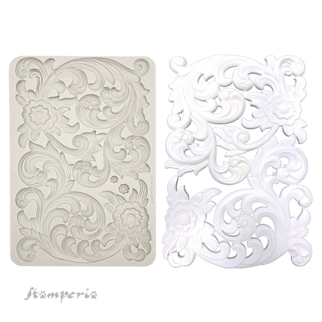 Grand moule en silicone A4 - Frises
