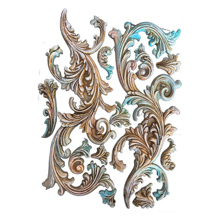 Grand moule en silicone A4 - Volutes