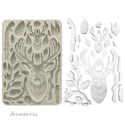 Moule en silicone A5 - The Owl's House cerf