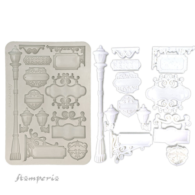 Moule en silicone A5 - plaques Art of Travelling